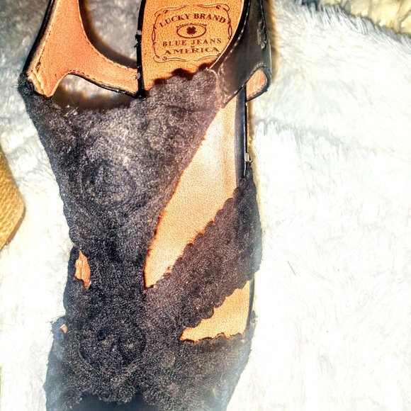 Black Wedge Espadrilles - Picture 3 of 12